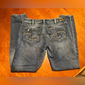 Woman’s Silver Jeans